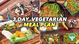 3-Day Low-Carb Vegetarian Meal Plan
